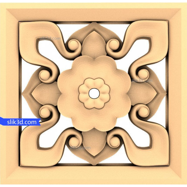Floral Harmony - Vynikající dekorativní 3D CNC model Floral Harmony - Vynikající dekorativní 3D CNC model