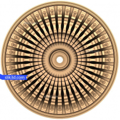 Majestic Circular Rosette