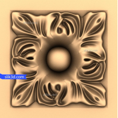 Floral Elegance Relief