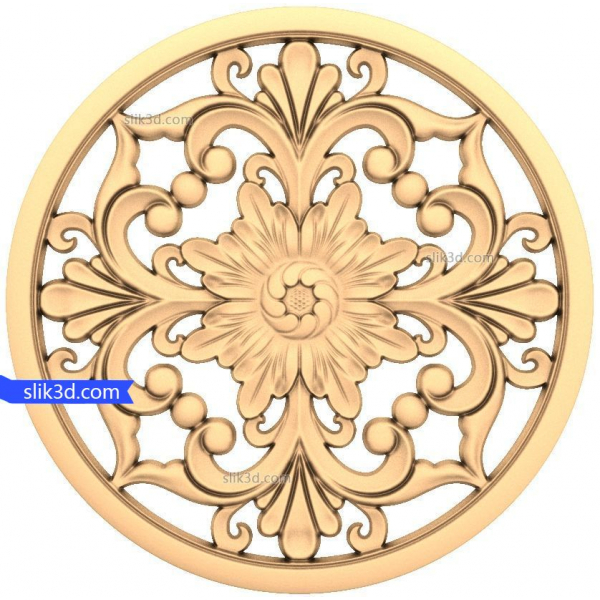 Udsøgt Floral Embrace 3D STL-model til CNC-router Udsøgt Floral Embrace 3D STL-model til CNC-router