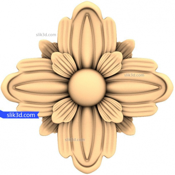 Petal Harmony 3D STL Model for CNC Petal Harmony 3D STL Model for CNC
