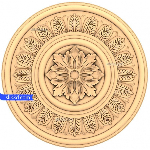 Modello STL 3D Florentine Radiance per CNC