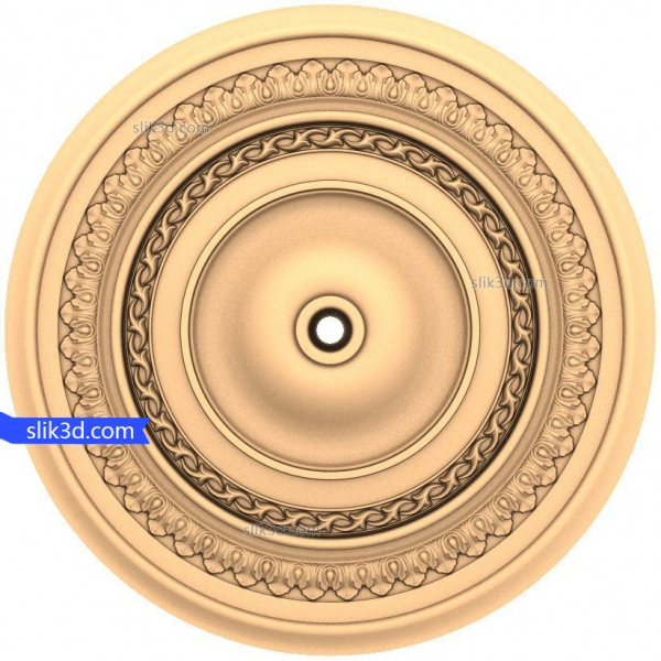 ያጌጠ ጣሪያ ሜዳሊያ 3D STL ሞዴል ያጌጠ ጣሪያ ሜዳሊያ 3D STL ሞዴል