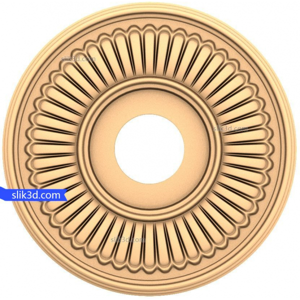 Modello 3D STL per CNC di rosette Radiant Sunburst Modello 3D STL per CNC di rosette Radiant Sunburst