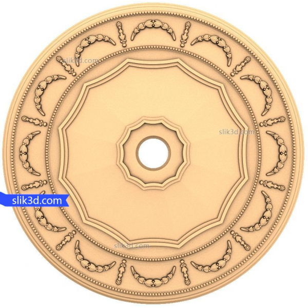 مزین سقف روزت 3D مدل برای CNC مزین سقف روزت 3D مدل برای CNC