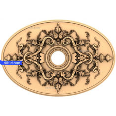 Majestic Oval Ornament