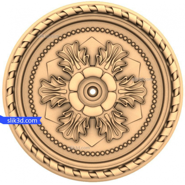 پھولوں کی خوبصورتی روزیٹ 3D STL ماڈل