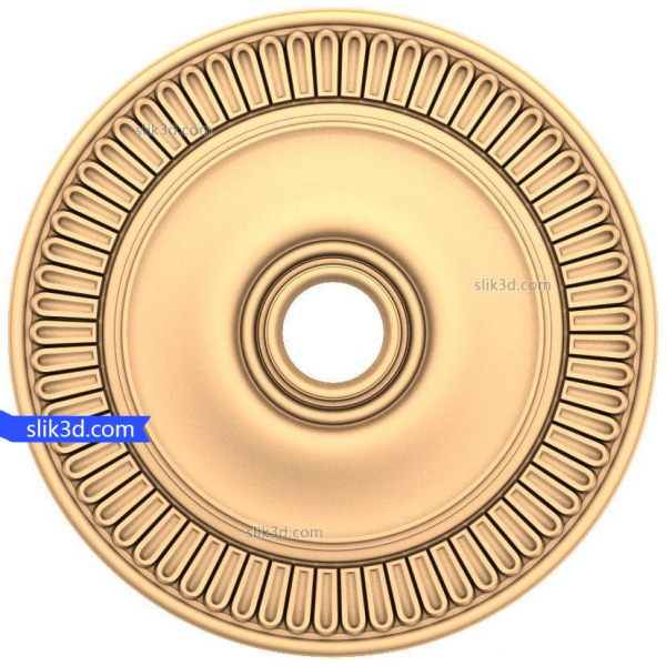 โมเดล 3D STL Radiant Rosette สำหรับ CNC และการพิมพ์ 3 มิติ
