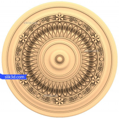 የሚያምር የአበባ ሜዳሊያ