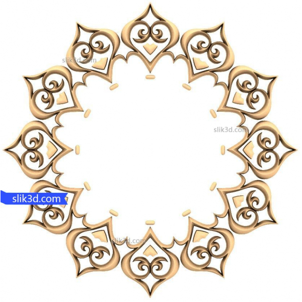 Ornate Elegance Frame 3D STL Model for CNC Ornate Elegance Frame 3D STL Model for CNC