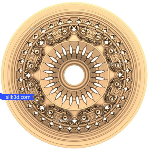 Modello STL 3D del medaglione dell'armonia solare Modello STL 3D del medaglione dell'armonia solare