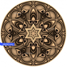 Mandala hvězdného květu