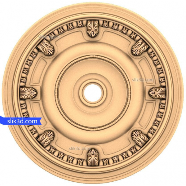 แบบจำลอง 3D STL สำหรับเพดานประดับประดาด้วยเครื่อง CNC
