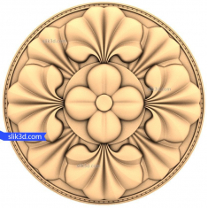 Bloemen Elegantie 3D Reliëf