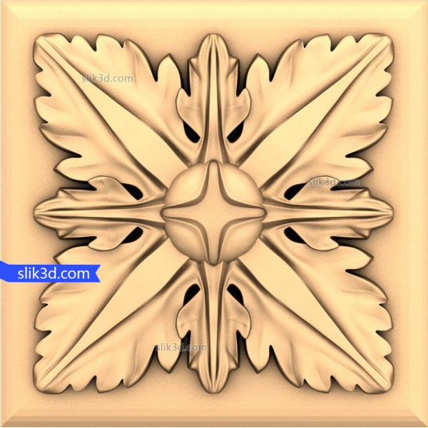 Regal Acanthus Square 3D STL 모델 Regal Acanthus Square 3D STL 모델
