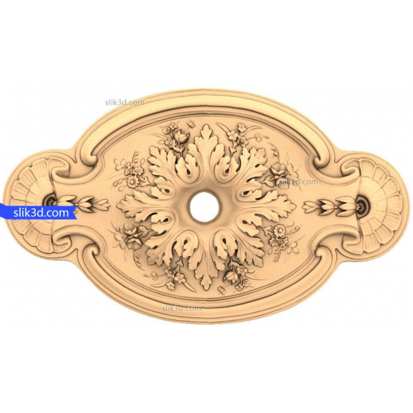 گل مزین روزت 3D مدل برای CNC گل مزین روزت 3D مدل برای CNC