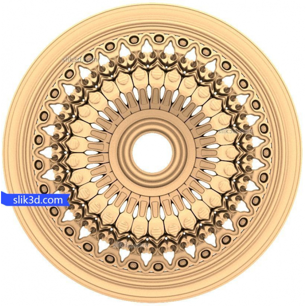 Eternal Harmony Rosette Model 3D STL