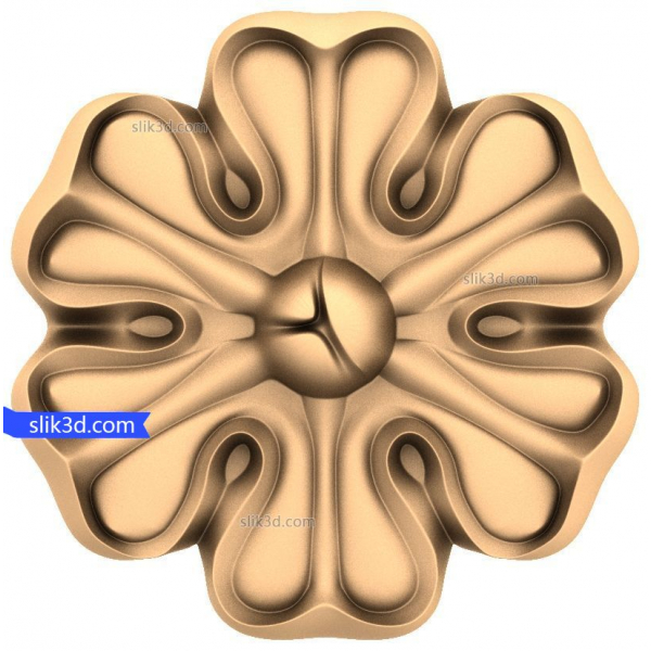 Modello STL 3D Petal Harmony per router CNC Modello STL 3D Petal Harmony per router CNC