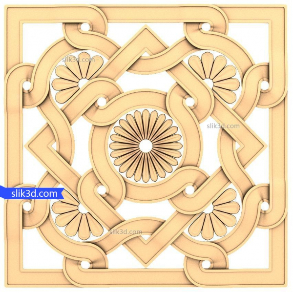Harmony Lace Wandpaneel 3D STL Modell Harmony Lace Wandpaneel 3D STL Modell