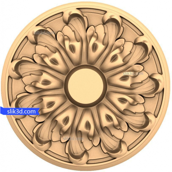Radiant Blossom 3D CNC model Radiant Blossom 3D CNC model