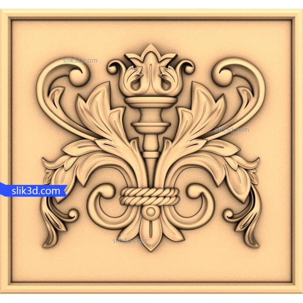 Regal Fleur Decor 3D STL 모델