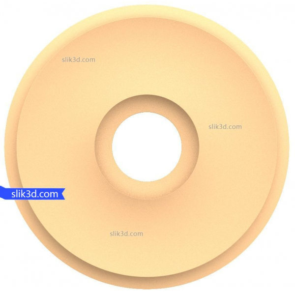 Elegancki okrągły dysk 3D model dla CNC Elegancki okrągły dysk 3D model dla CNC