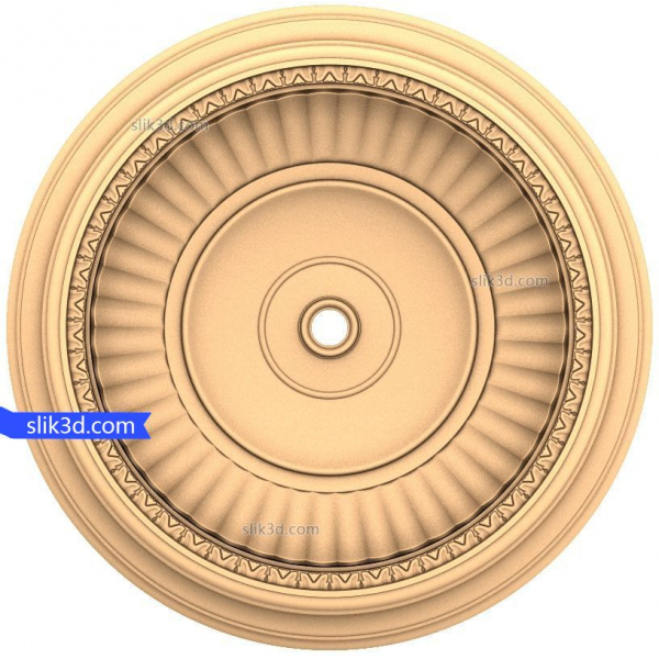 Majestätische Acanthus Rosette 3D STL Modell für CNC Majestätische Acanthus Rosette 3D STL Modell für CNC