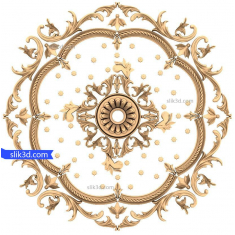 Floral Elegance Ceiling Medallion
