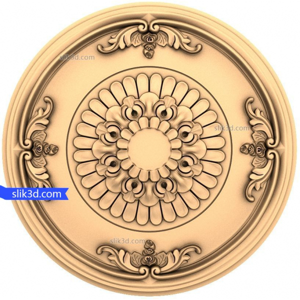 Florentine Elegance 3D Model STL dla CNC