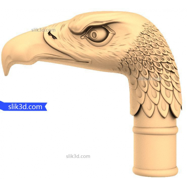 Handle "eagle" | STL - 3D model for CNC