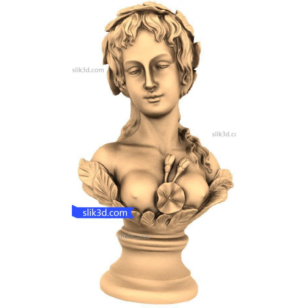 Modello STL 3D Serene Muse per CNC e stampa 3D