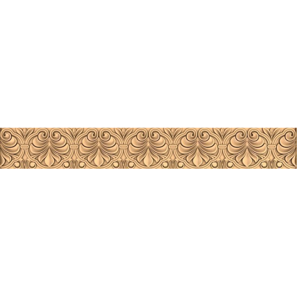 Elegante modello STL 3D del fregio barocco Elegante modello STL 3D del fregio barocco