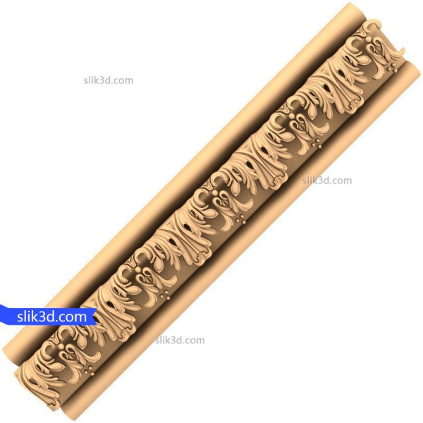 Floral Elegance 3D STL model pro CNC