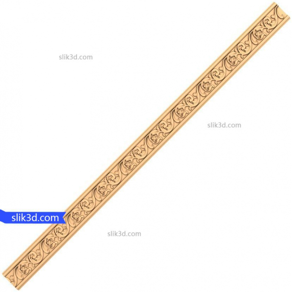 Intricate Vine Scroll Molding for CNC Intricate Vine Scroll Molding for CNC