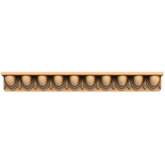 Classic Egg-and-Dart Decorative Panel