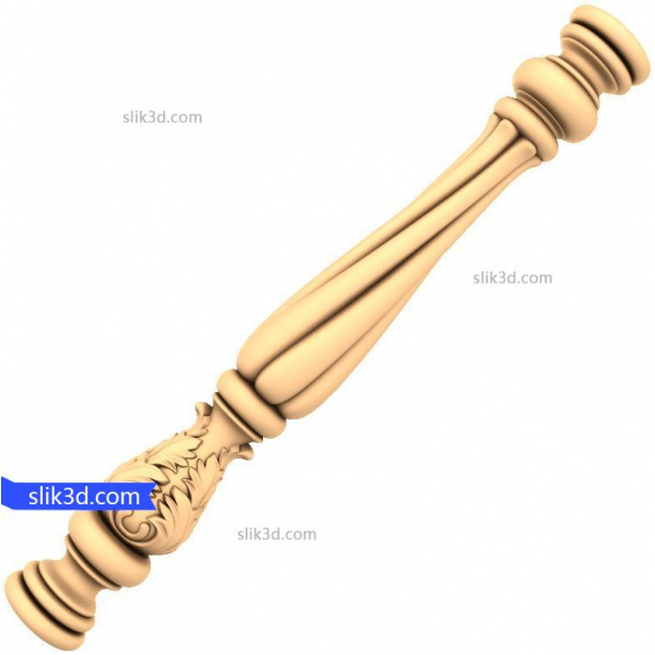 Elegantní zdobená rukojeť 3D model