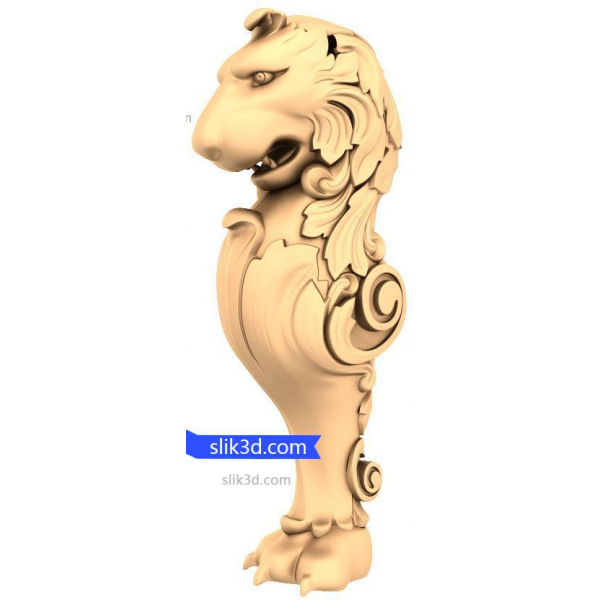Lion's Grace 3D STL model pro CNC carving Lion's Grace 3D STL model pro CNC carving
