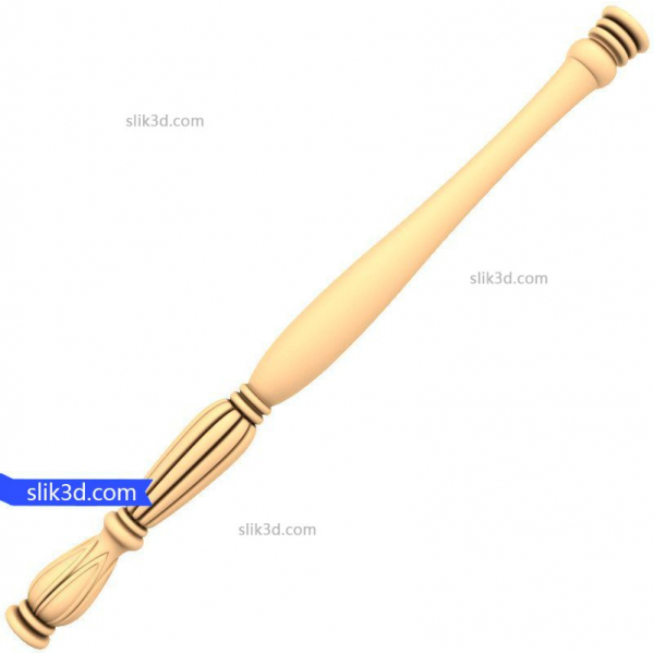 Elegance Baluster - 3D STL Model for CNC Router