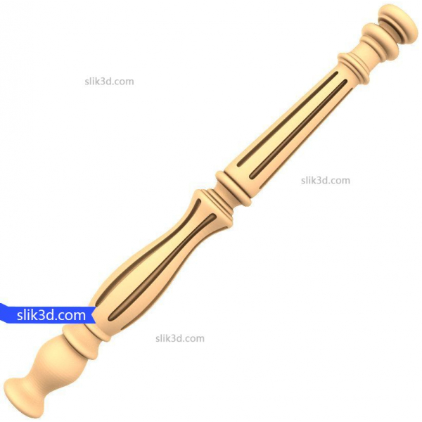 Modèle STL 3D de balustre de broche élégant pour CNC Modèle STL 3D de balustre de broche élégant pour CNC