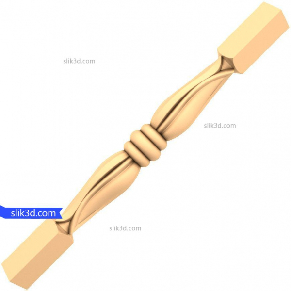 แบบจำลอง 3D STL ของ Baluster Twist อันหรูหราสำหรับ CNC แบบจำลอง 3D STL ของ Baluster Twist อันหรูหราสำหรับ CNC