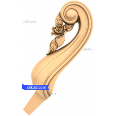 Elegant Floral Scroll
