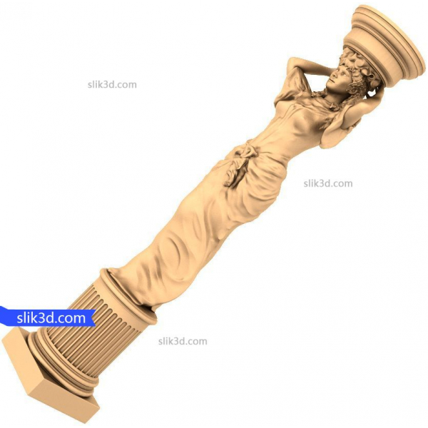 Griechische Eleganzsäule 3D STL Modell Griechische Eleganzsäule 3D STL Modell