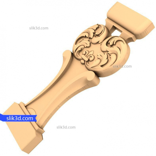 Barok Elegance Meubelpoot 3D Model Barok Elegance Meubelpoot 3D Model