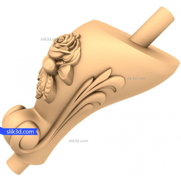 Modello 3D STL per gamba del tavolo Renaissance Elegance Modello 3D STL per gamba del tavolo Renaissance Elegance