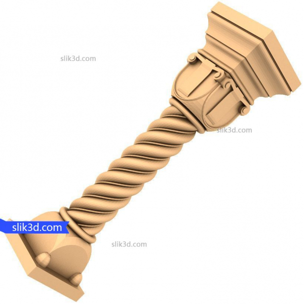 Model 3D Twisted Elegance Column pentru proiecte CNC Model 3D Twisted Elegance Column pentru proiecte CNC