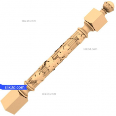 Üzümdən bəzədilmiş baluster