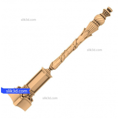 Propracovaná řezba sloupů
