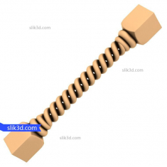 Twisted Elegance Decor Rod