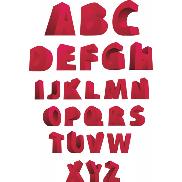 3D Rojo Alfabeto Vector de imágenes Prediseñadas Paquete 3D Rojo Alfabeto Vector de imágenes Prediseñadas Paquete