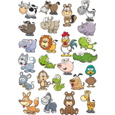 Tier-Zeichen-Clipart-Bundle - Adorable